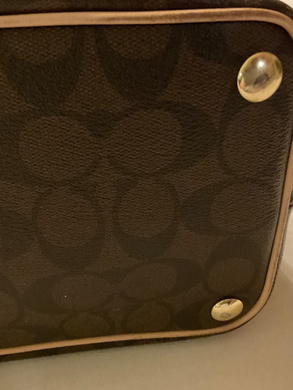 Coach F26184 Signature Peyton Cora Domed Satchel bag - Picture 5 of 12